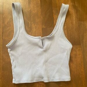 Light blue top from garage. Size: S